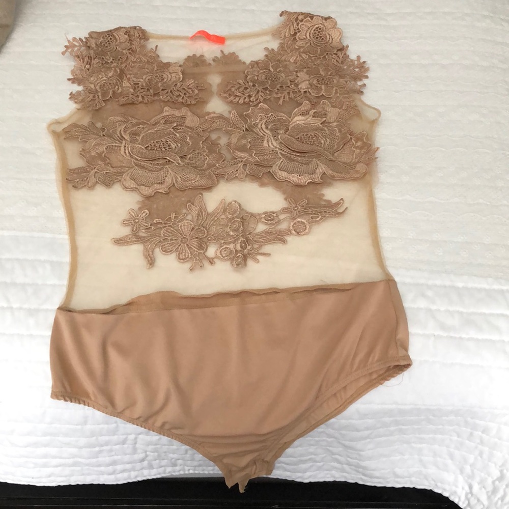 Embroidered Bodysuit